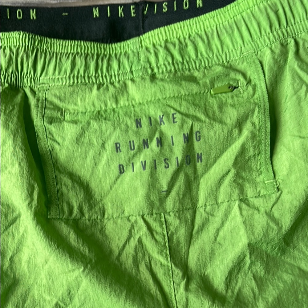 Nike Green and Black Athletic Shorts - Picture 7 of 8